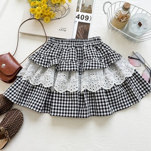 Top Senza Maniche con Colletto a Quadretti Leggero e Traspirante per Bambine, Outfit Estivo Casual per Tutti i Giorni - Product Image 4