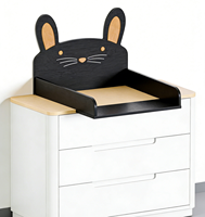 Table à langer en bois Montessori personnalisable pour la crèche, la garderie, l'école maternelle, la chambre d'enfant, les soins du bébé