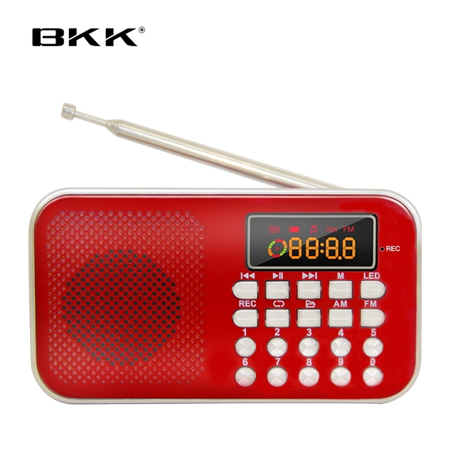 BKK FM Radio CE Rohs Certificated Classical Audio Radio With Bluetooth Music Player AM FM Folder Antenna AM FM Radio