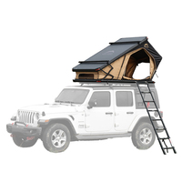 Палатка на крышу автомобиля Wild Land Bush Cruiser V2 Pro 140 для кемпинга, модификации авто, мероприятий, семейных вечеринок, с жестким корпусом
