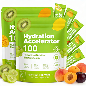 Mezcla de Vitaminas <span class=keywords><strong>Pre</strong></span>-Entrenamiento Certificada GMP, Polvo de Electrolitos, Suplemento Nutricional Deportivo, Bebida Energética e Hidratante, 30 Sobres - Product Image 1