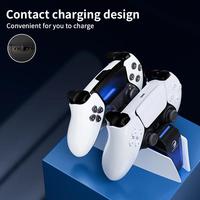Station de charge de contrôleur avec double station de chargeur rapide de type C pour manette sans fil PS5 DualSense Indicateurs de charge LED
