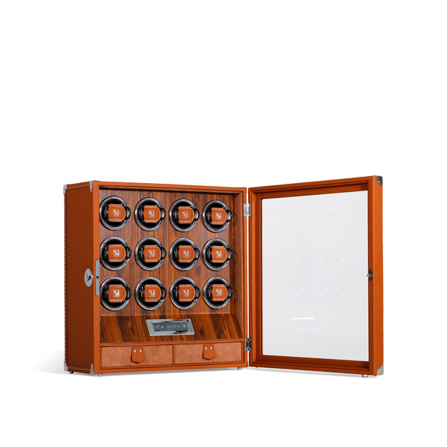 Luxury Automatic Microfiber Leather Watch Winder Storage Box Premium Watch Storage and Display