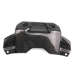 Cubierta <span class=keywords><strong>de</strong></span> Tanque <span class=keywords><strong>de</strong></span> Combustible <span class=keywords><strong>de</strong></span> Fibra <span class=keywords><strong>de</strong></span> Carbono y Guardabarros Trasero Negro, Juego Completo Modificado para Motocicleta <span class=keywords><strong>Yamaha</strong></span> MT09 FZ09 - Product Image 5