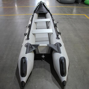 Barco de rescate inflable de PVC <span class=keywords><strong>Kayaka</strong></span> de 3,7 m para deportes acuáticos a la deriva, capacidad ecológica para 2 personas - Product Image 2
