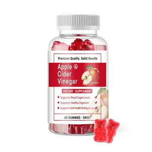 OEM Usine meilleur Gummy Minceur Ours vinaigre de cidre Gummies Produits de Perte de Poids vitamines-60 fils