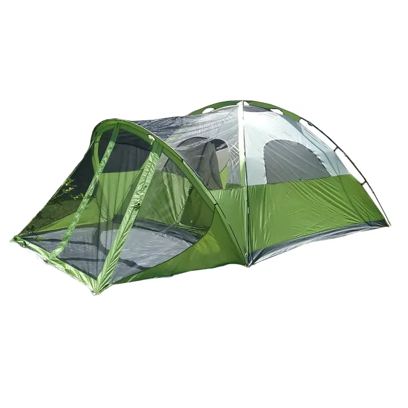 Vente en gros d'équipement de camping étanche pour 3-4 personnes tentes de camping en plein air portables faciles à installer pour la pêche