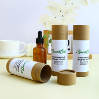 Luxus runde Kraft papier Tube Box für Kosmetik Parfüm Kerze Wein Wodka Whisky Saft Soda Verpackung Metalls topfen für Kaffee Tee