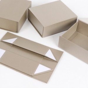 Hot Selling Custom <b>Paper</b> Box Packaging Folding Carton <b>Tissue</b> <b>Paper</b> Box Necklace Folding Magnetic Box For Rings - Product Image 1