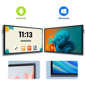 65 นิ้ว 75 นิ้ว 86 นิ้ว 98 นิ้ว 40 จุดสัมผัส สมาร์ท CE Rohs ISO กระดานอัจฉริยะสำหรับการสอน ระบบแอนดรอยด์ วินโดวส์ จอ LED LCD แบบอินเทอร์แอคทีฟ ทีวีจอแบนระบบสัมผัส - Product Image 2