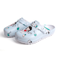 Chaussures médicales chaussures d'infirmière sabots de gommage EVA anti-dérapant imperméable léger unisexe pour laboratoire hospitalier