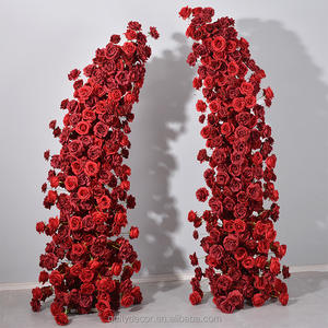 2.1 + 2.<span class=keywords><strong>3</strong></span> 米红角丝花套装 - 婚礼拱门背景装饰 - Product Image 2