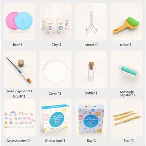 Wholesale Fashionable Baby Birthday Foot DIY Eco-Friendly Hand Printing <b>Slime</b> Clay Kit - Product Image 3