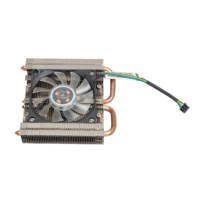 Refroidisseur de processeur avec caloduc en cuivre et ventilateur PWM, dissipateur thermique en aluminium pour processeur haute puissance et équipement industriel