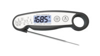 Termometer Daging Digital LCD ABS Lipat dengan Probe, Bacaan Instan Otomatis, Akurasi 1.8, Rentang -58~572, untuk Dapur Rumah Tangga