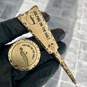 Herramienta de Reparación de Divots de Golf Personalizada, Hecha a Mano, de Aleación de Zinc, con <span class=keywords><strong>Marcador</strong></span> de Bola Magnético, Regalo de Golf, Venta al Por Mayor de Fábrica - Product Image 6
