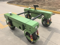 Robot Autónomo de Accionamiento Eléctrico |   Vehículo Agrícola 4WS con Control Remoto y Evitación de Obstáculos