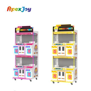 Máquina recreativa ApexJoy de 4 jugadores con monedas, tipo grúa de garras Crazy Party, máquina expendedora <span class=keywords><strong>vertical</strong></span> de premios, regalo boutique, entretenimiento. - Product Image 3