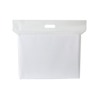 Sacs à T-shirts auto-scellants portables, étanches à l'humidité, transparents pour l'emballage de vêtements, chaussettes, chaussures (matériel PVC/PE)