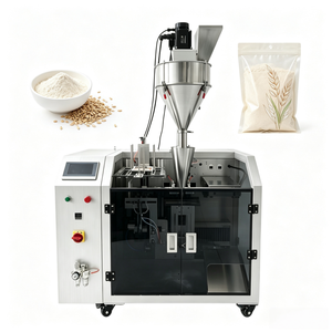 Máquina Multifunción para Envasar Polvo, Máquina de Pesaje, Llenado, Sellado y Empaquetado de Bolsas Preformadas para Harina, Café en Polvo y Alimentos - Product Image 1