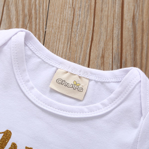 Conjunto de Ropa de 3 Piezas para Niña, con Lazo, Estilo Casual para Bebé, Venta al Por Mayor a Precio Económico en el Mercado Chino - Product Image 5