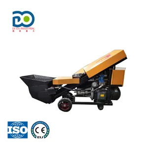 Concrete Pump with Automatic Portable Mixer Secondary Structural Column Pump With Diesel Engine