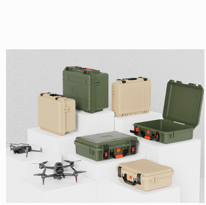Estuche portátil para herramientas DF0722 con asa, maleta para herramientas, estuches rígidos de plástico para transporte, estuche para drones, resistente al agua y a impactos. - Product Image 6
