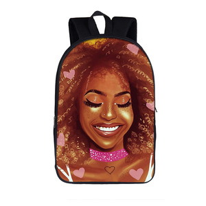 Imprimir <span class=keywords><strong>en</strong></span> la demanda de <span class=keywords><strong>trenzas</strong></span> hermosa Afro las niñas mochila lindo mochila para adolescentes mujeres adolescentes bolsas de la escuela - Product Image 6