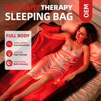 Manta de Sauna Infrarroja Portátil para Terapia de Luz Roja, con Alivio del Dolor, para Uso Doméstico y Comercial