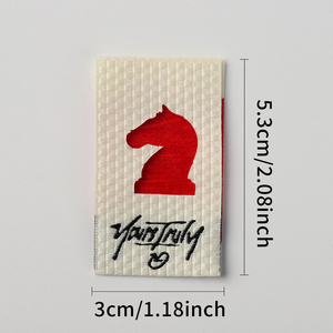 Étiquette transparente en TPU personnalisée pour les instructions d'entretien des bikinis, pour le lavage des sous-vêtements, différentes tailles disponibles - Product Image 5