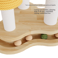 Planche à gratter moderne en sisal résistant à l'usure et non délestée griffoir en bois pour chat et arbres à chat en gros Carton de fournitures pour animaux de compagnie