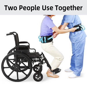 Gait sabuk dengan pegangan gesper pelepasan cepat, perlengkapan terapi fisik perawat, alat bantu jalan - Product Image 4