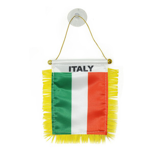 Mini Bandera de <span class=keywords><strong>Jamaica</strong></span> de Doble Cara con Flecos y Ventosa para Colgar en el Espejo Retrovisor del Coche o Ventana - Product Image 3