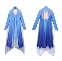 I bambini di vendita caldi RTSWY-341 indossano un gioco di ruolo per bambini 2019 Frozen 2 Elsa Cosplay Dress