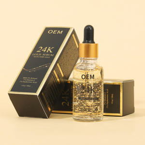 花の秘密プライベートラベルスキンケアヒアルロン酸エッセンス液体ホワイトニングアンチエイジングフェイシャルセラムフェイス24Kナノゴールド血清 - Product Image 2