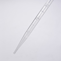 Consommables de laboratoire CS Labglass Pipette Pasteur jetable en plastique de transfert de 1 ml 2 ml 3 ml 5 ml