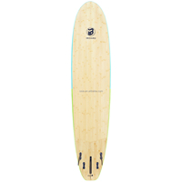 Fabrication de planche de surf Softboard EPS Core + Fiberglass + Epoxy Chine Carton Logo personnalisé unisexe 8ft couleur 50pcs laisse de pied