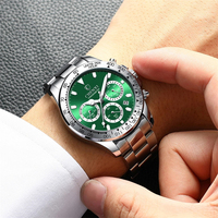 Montre pour homme CHENXI 908, marque haut de gamme, acier inoxydable, montre-bracelet pour homme, étanche, chronographe lumineux, quartz, montres pour homme