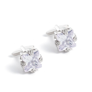 高級スタイルカフスリンクアクセサリー銅古典ジルコン出荷可能 - Product Image 2