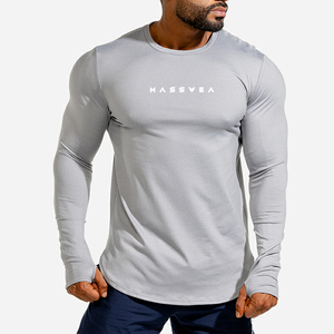 T-shirt à la mode pour hommes, vêtements de sport, entraînement, <span class=keywords><strong>Super</strong></span> doux - Product Image 1