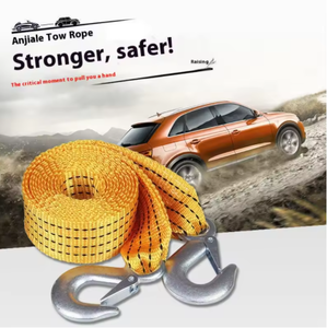 Cordon de remorquage pour voiture, corde de sauvetage, crochet d'aigle, corde de traction en nylon, robuste, épaissie, durable, 3m 4m 5m, double usage pour SUV et moto - Product Image 5