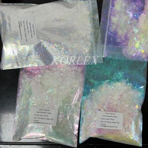 Poudre de mica multicolore effet miroir, paillettes de mica pour nail art, paillettes irisées effet caméléon pour vernis à ongles - Product Image 6
