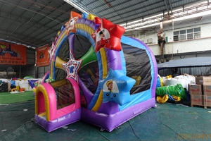 Toboggan aquatique gonflable Lilytoys château sautant et toboggan de piscine videur de toboggan aquatique gonflable commercial - Product Image 4