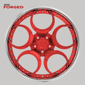 Llantas cromadas personalizadas para coche, radios de color rojo, manzana, caramelo, 5x139, 18-22 pulgadas - Product Image 3