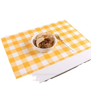 Yijia Disposable <b>Placemats</b> Rectangular Waterproof Oil Proof Biodegradable <b>Table</b> Mats For Outdoor Picnic <b>Dining</b> - Product Image 4