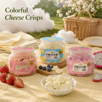 Aimo Gaufrettes au fromage croustillantes saveur fruitée 27g, dessert cuit au four faible en gras, biscuits, boîte de collations