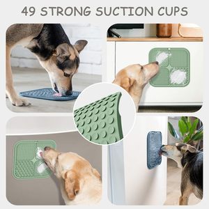 Alfombrilla de silicona ecológica personalizada para lamer y alimentar a perros y gatos, comedero lento para mascotas - Product Image 4