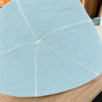 Chapeau de sauna en feutre de laine traditionnel de style nordique, vente en gros d'usine, pour spa et hammam