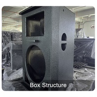DM215 Altoparlante PA Passivo a 2 Vie con Doppio Woofer da 15 Pollici, 1000W Alta Potenza, Diffusore Professionale per Palco, DJ ed Eventi dal Vivo