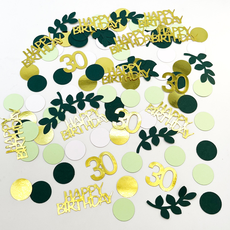 Buon compleanno verde 30